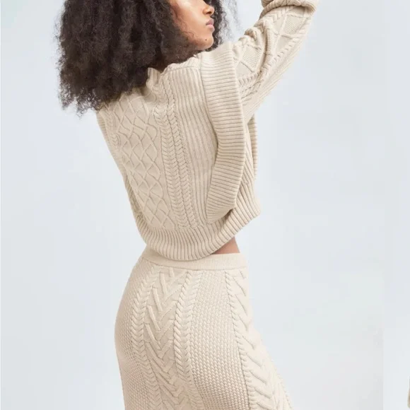 Aritzia Emporia cable knit skirt - Picture 3 of 5